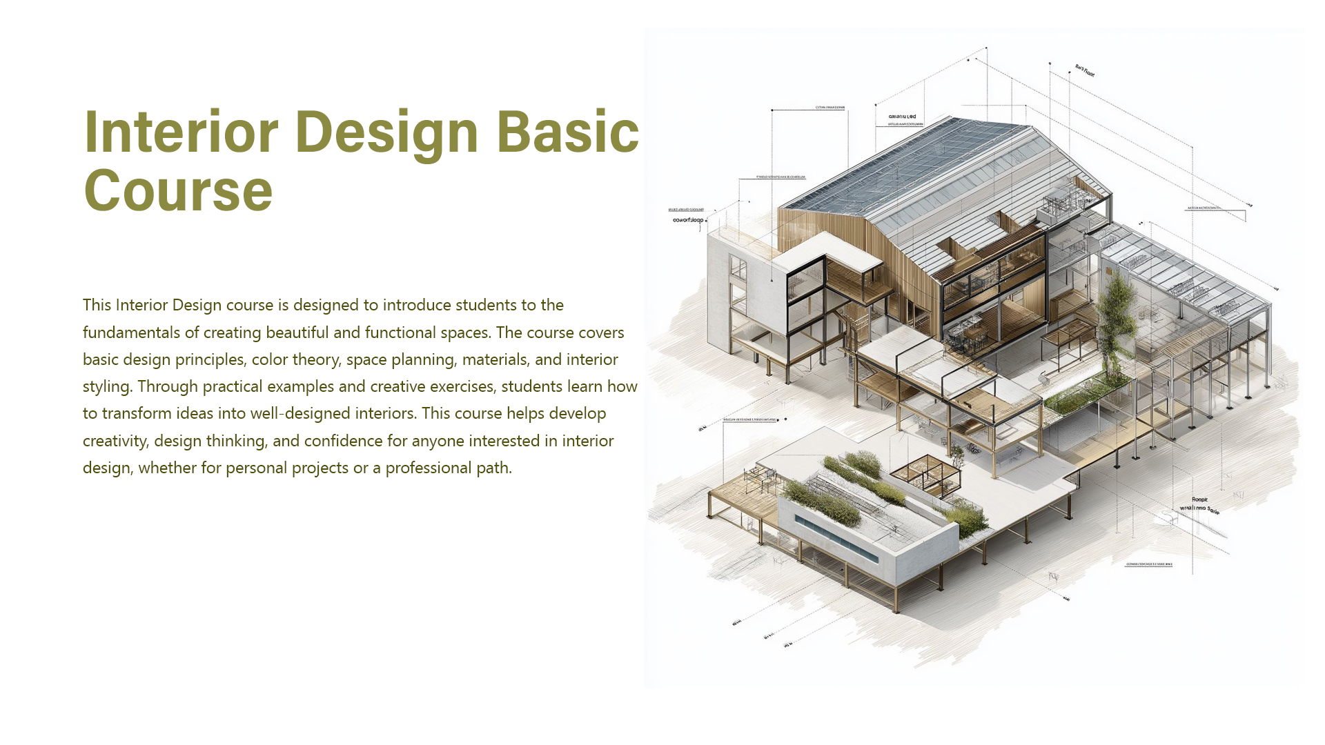 Interior Design Basic Course