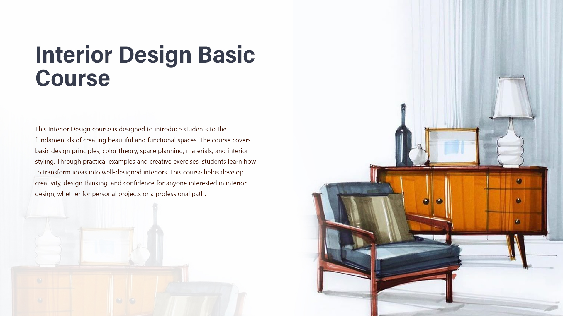 Interior Design Basic Course
