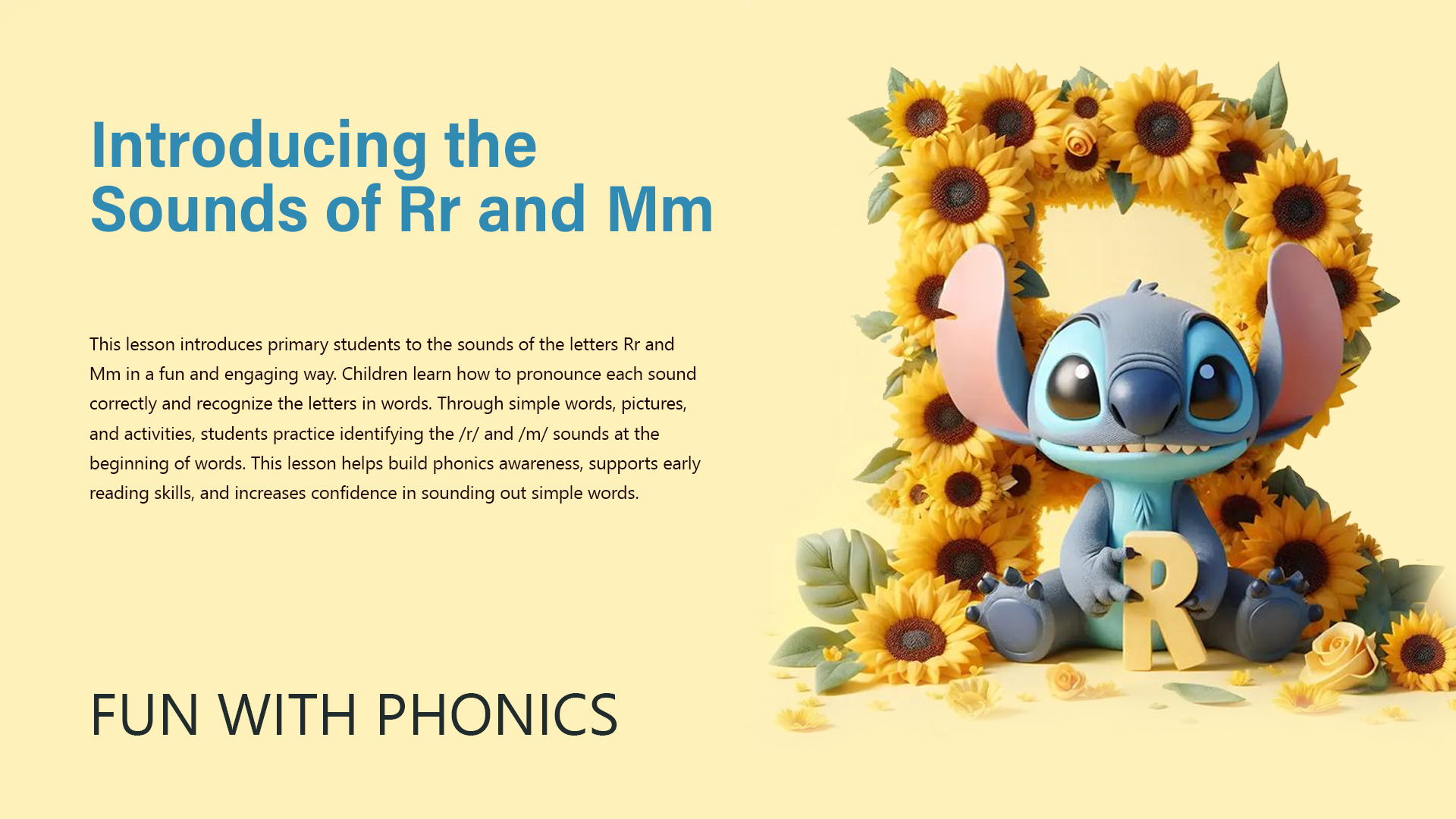 Introducing the Sounds of Rr and Mm