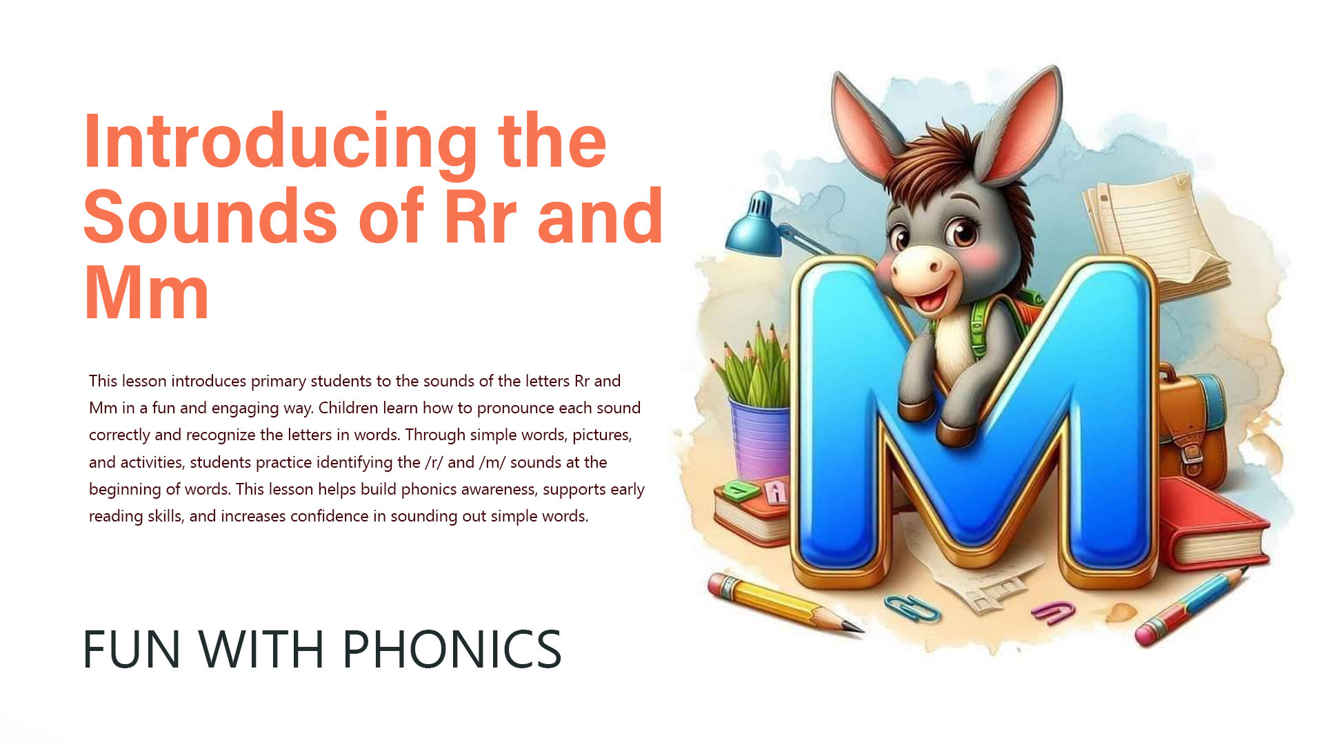 Introducing the Sounds of Rr and Mm